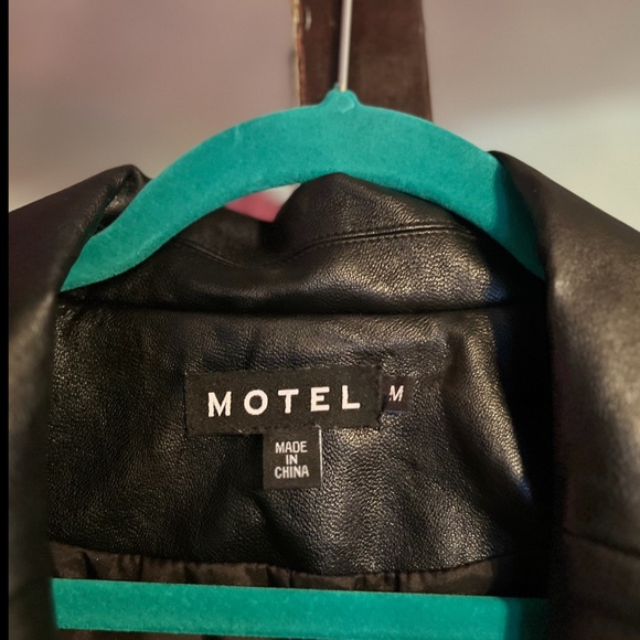 Motel Rocks Leather Blazer - Picture 4 of 4